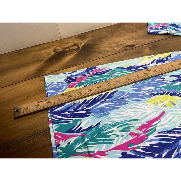 Lilly Pulitzer Dress Womens L Blue Tropical Sophie Light as a Feather UPF 50+ - Picture 6 of 10